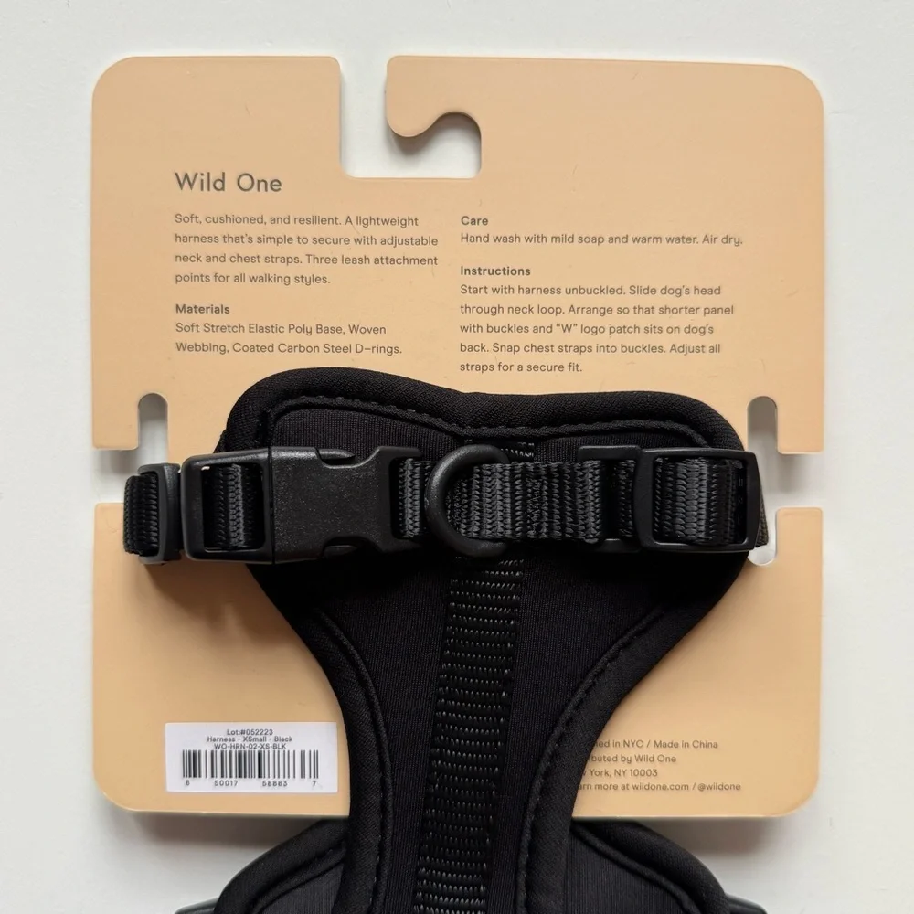 Wild One Dog Harness 3.0 - XS - Black